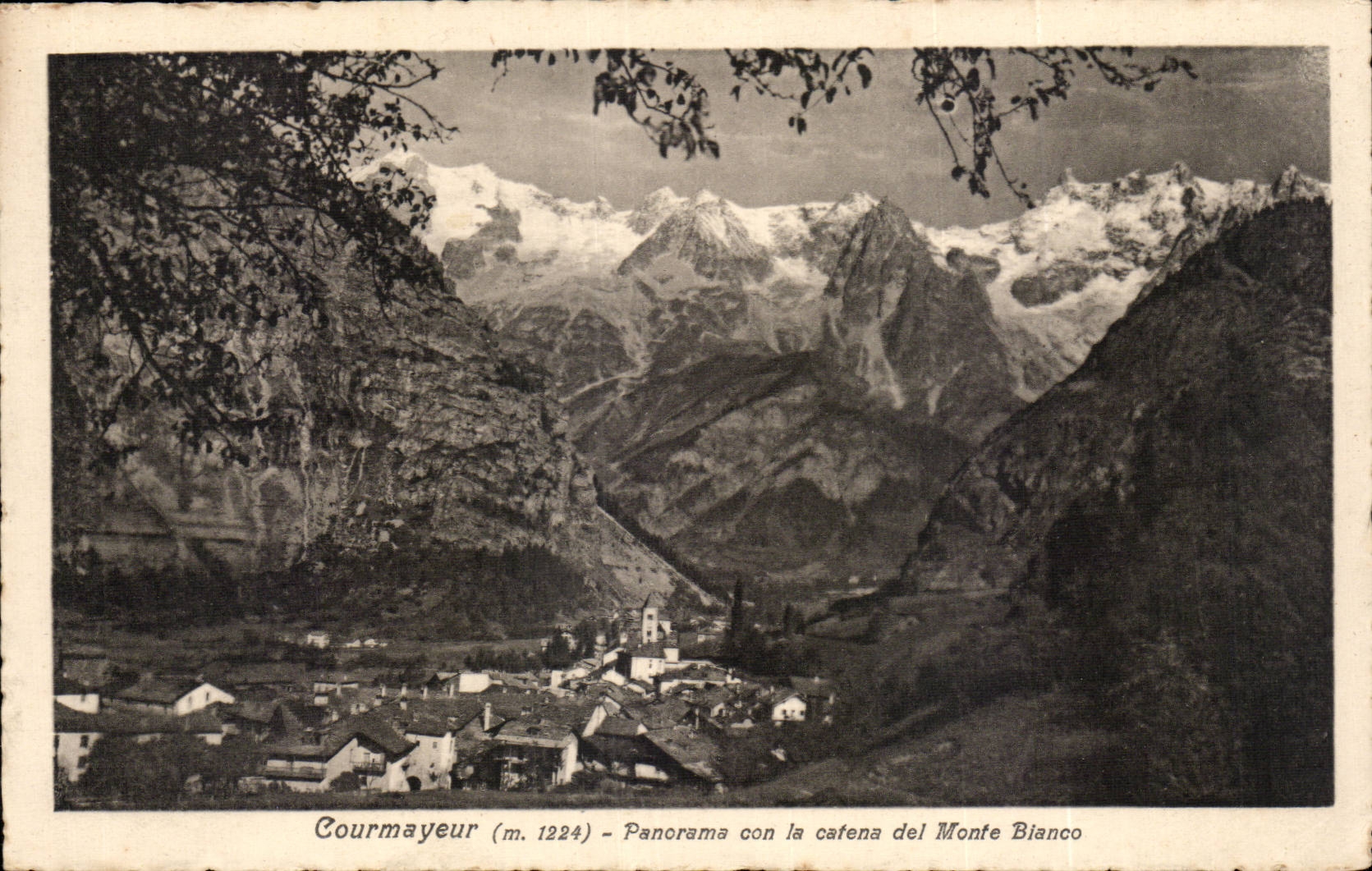 Italia - Italie - Italy - Courmayeur - Panorama - CPA 