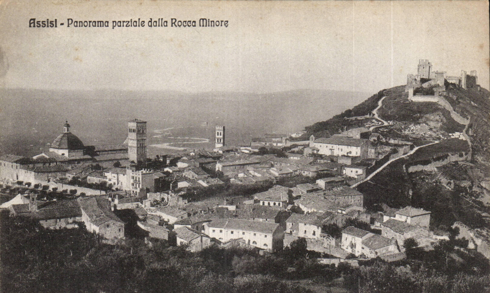 Italia - Italie - Italy - Assisi - Panorama - CPA 