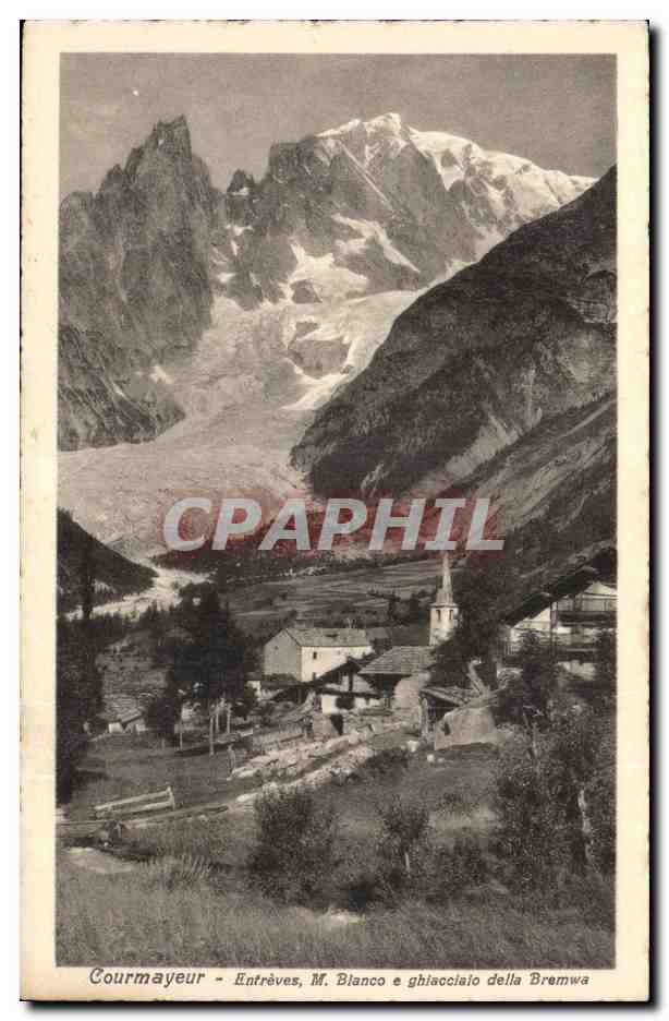 Italia - Italie - Italy - Courmayeur - CPA 