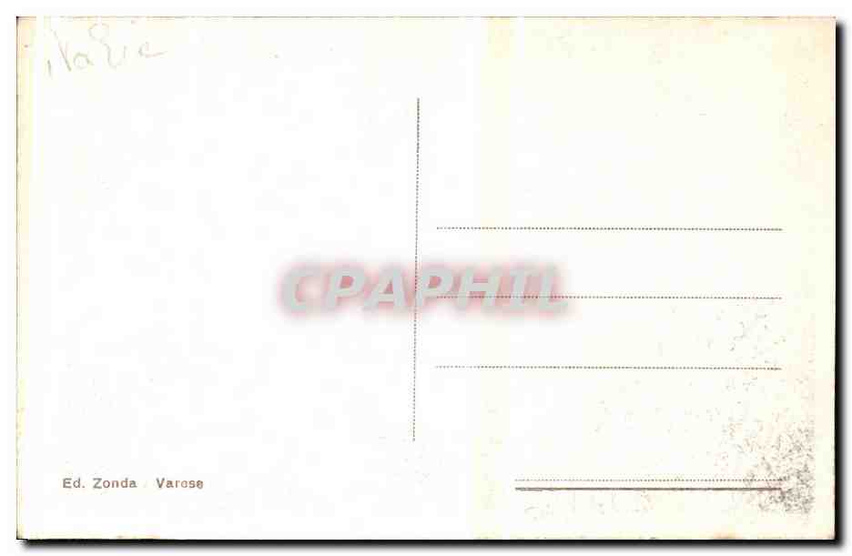 Italia - Italie - Italy - Varese - Panorama - CPA  — Rückseite