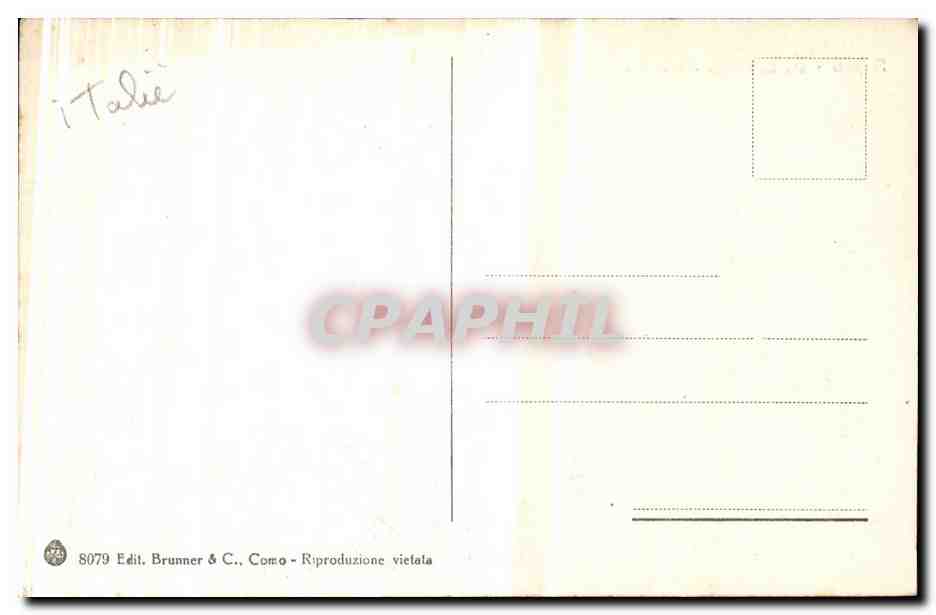 Italia - Italie - Italy - Naples - Napoli - Via Caracciolo - CPA  — Verso