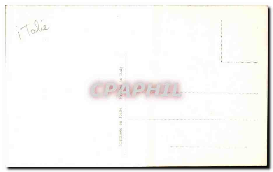 Italia - Italie - Italy - Pieve Codore - Piazza Tisiano - CPA  — Rückseite
