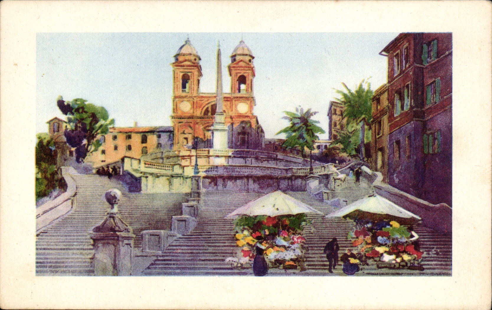 Italia - Italie - Italy - Rome - Roma - Piazza di Spagna - CPA 