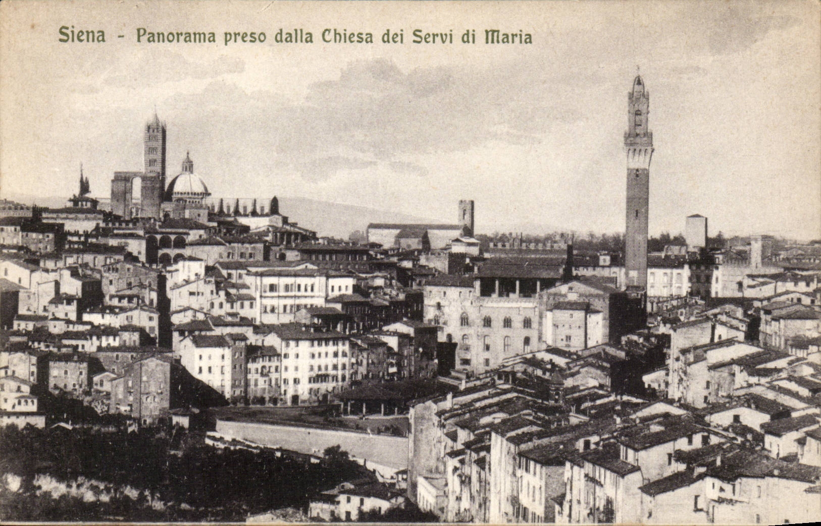 Italia - Italie - Italy - Siena - Panorama preso dalla Chiesa - CPA 