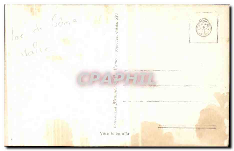 Italia - Italie - Italy - Menaggio - Lago di Como - CPA  — Rückseite