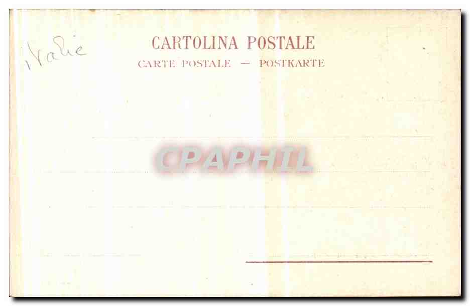 Italia - Italie - Italy - Naples - Napoli - Villa del popolo - CPA  — Verso