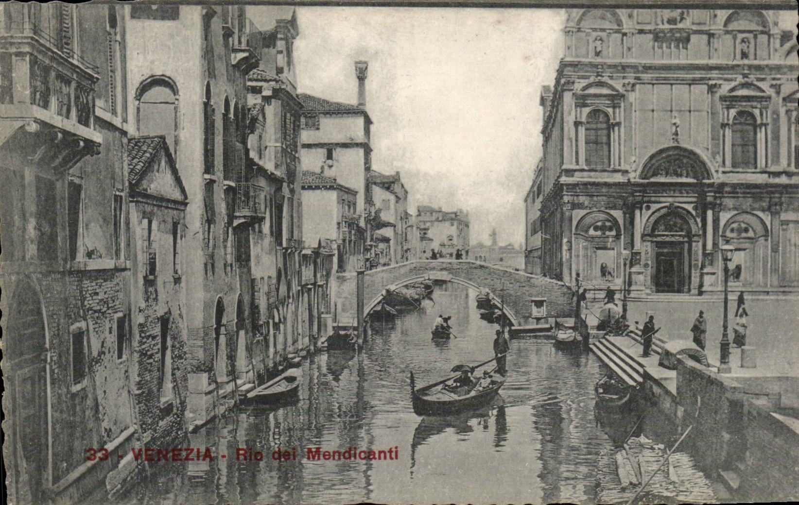 Italia - Italie - Italy - Venice - Venezia - Rio del Mendicanti - CPA 