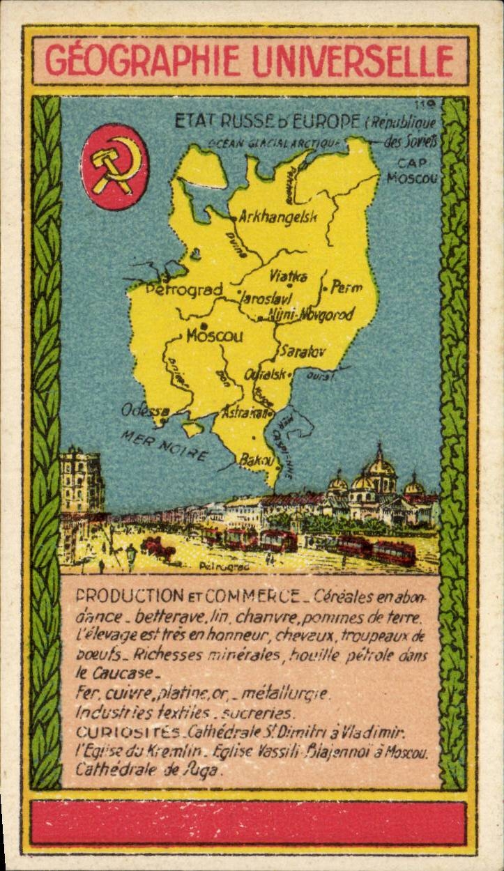 Etat russe d'Europe Russie Russia