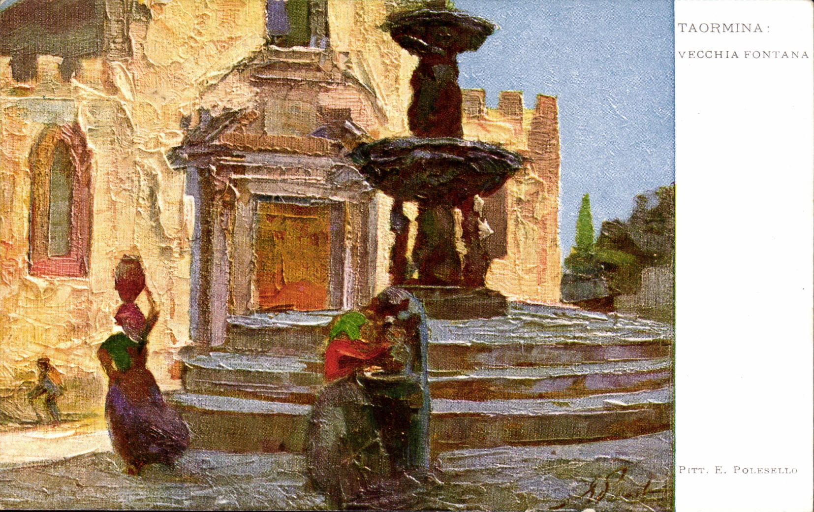Italia - Italie - Italy - Taormina - Vecchia Fontana - CPA 