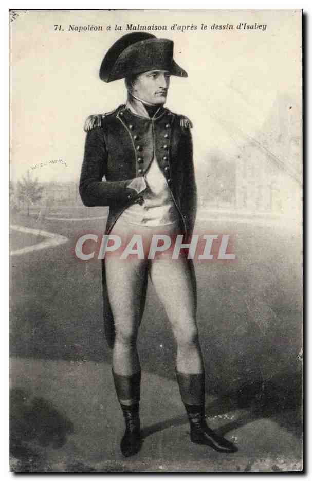 CPA Napoleon Bonaprte a la Malmaison d'apres le dessin d'Isabey