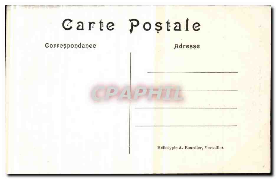 CPA Napoleon Bonaprte a la Malmaison d'apres le dessin d'Isabey — Rückseite