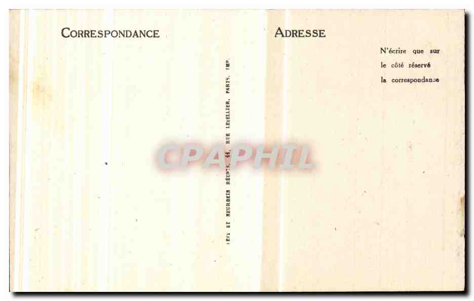 CPA J Breton le rappel des glaneuses Folklore Musee du Luxembourg Paris — Verso