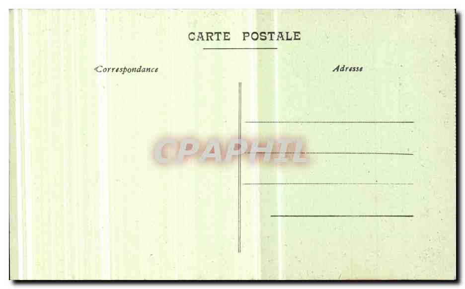 CPA Descamps Les mendiants Musee de Quimper Ane Donkey mule — Verso