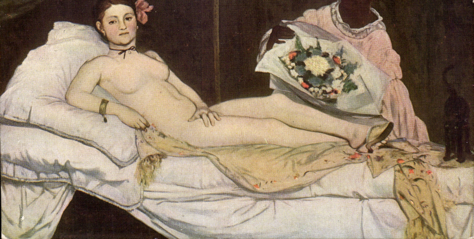 CPA Manet 1833 1883 Olympia