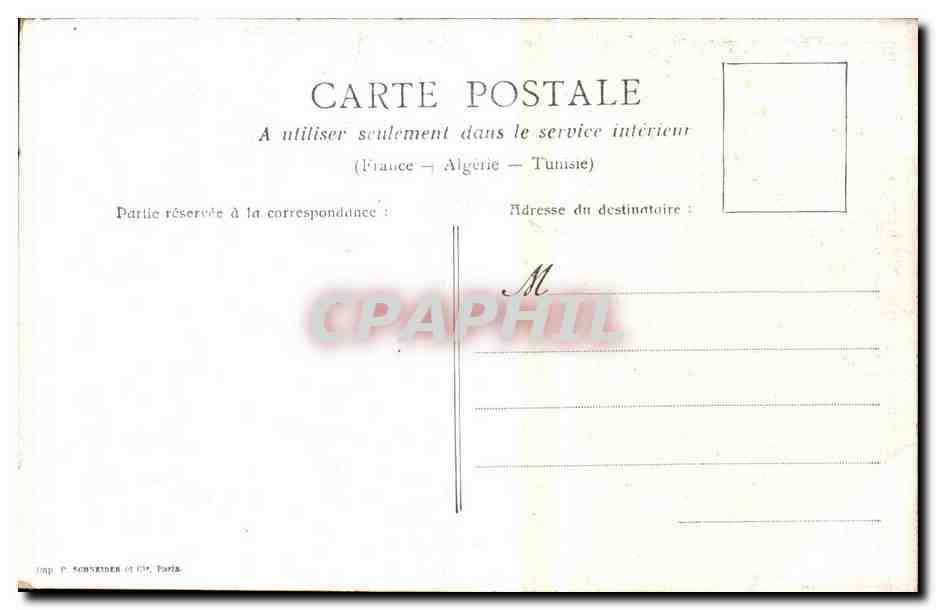 CPA Paris Musee du Luxembourg La fille du passeur — Verso