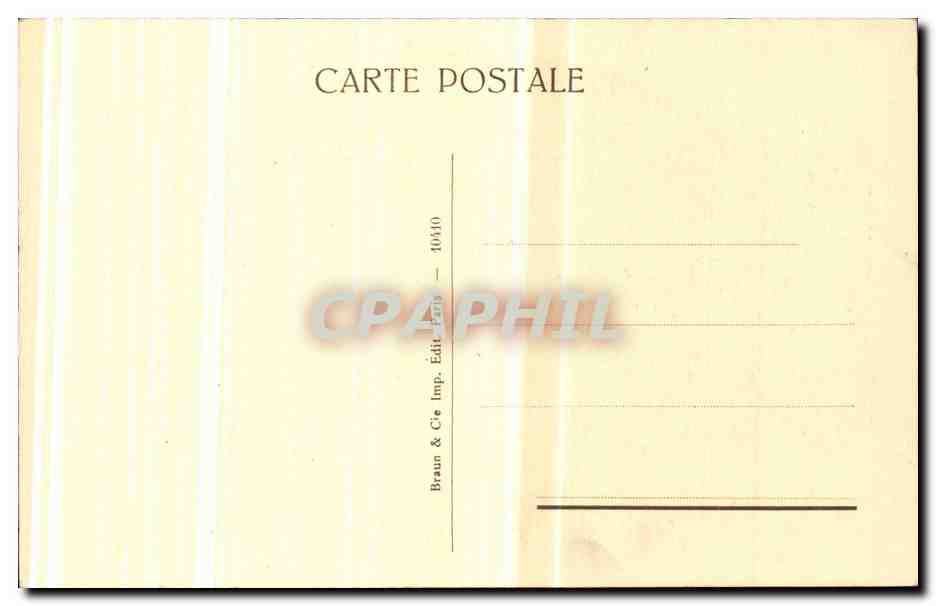 CPA Paris Musee du Louvre Hilair la lecture  — Verso