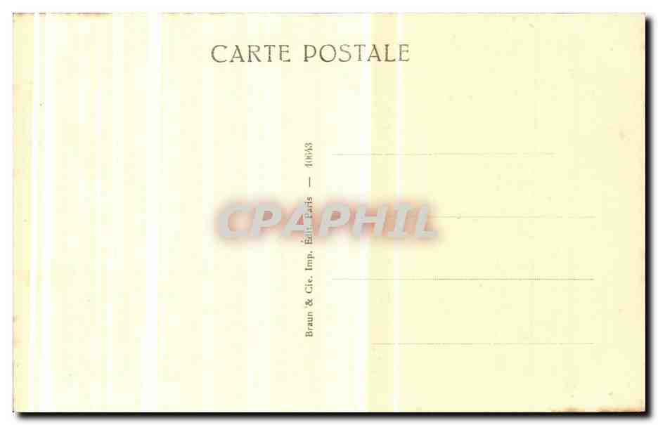 CPA Paris Milet Le printemps  — Verso