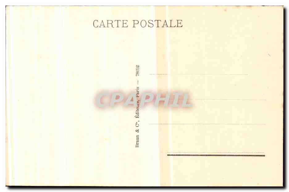 CPA Venise Leonardo da Vinci Tete de jeune Bacchus — Verso