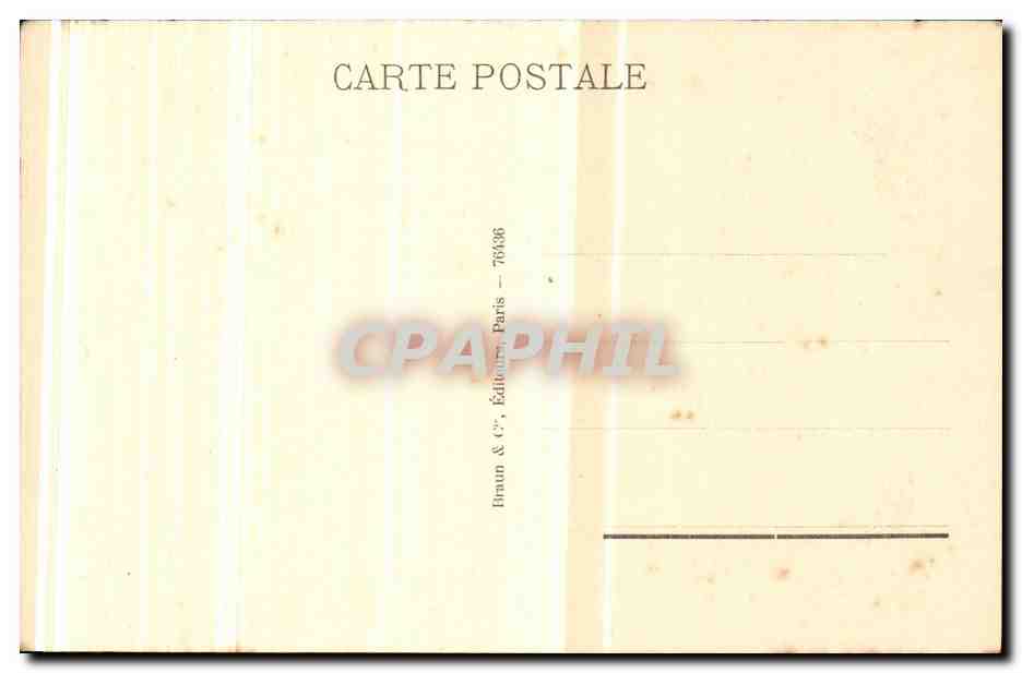 CPA Leonardo da Vinci Buste de femme Florence — Verso