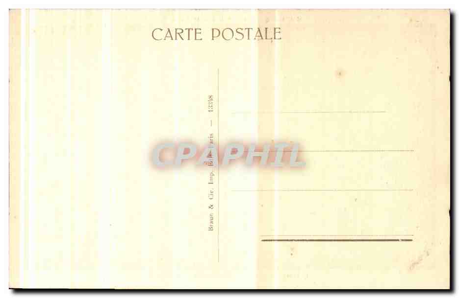 CPA Paris Musee du Luxembourg Degas Un cafe boulevard Montmartre — Verso