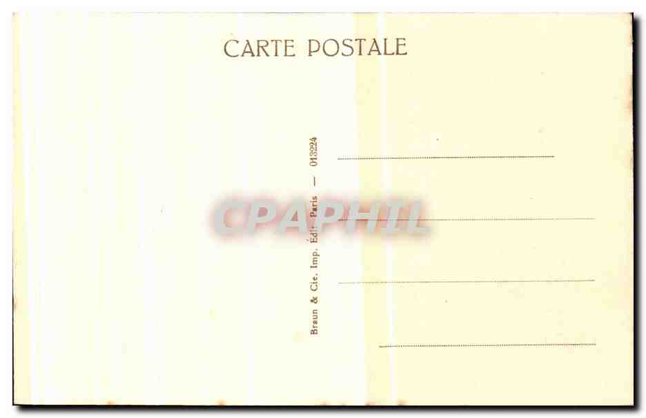 CPA Paris Musee du Luxembourg Bazille Reunion de famille — Verso