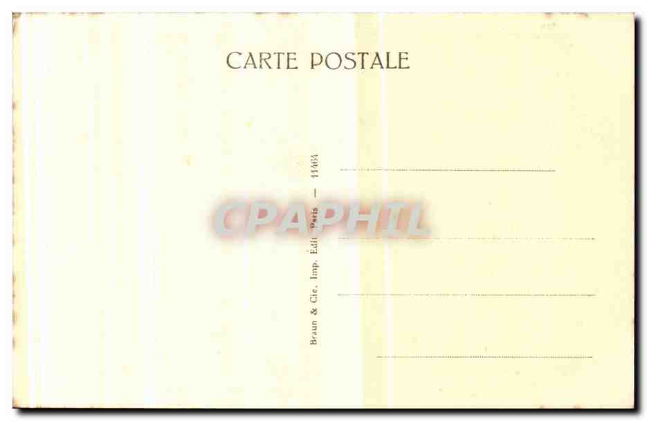 CPA Paris Musee du Louvre Jacopo Robusti dit le Tintoret Suzanne au bain — Verso