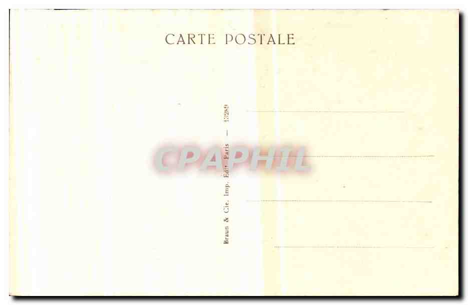 CPA Paris Musee du Louvre Manet Olympia — Verso