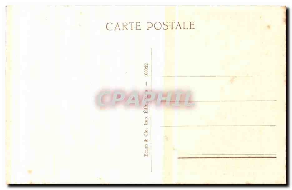 CPA Paris Musee du Louvre Millet Le parc a moutons Clair de lune — Verso
