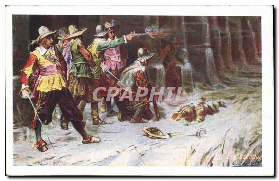 CPA Militaria Uniforme Mousquetaire