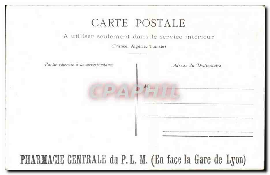 CPA Militaria Uniforme Mousquetaire — Verso