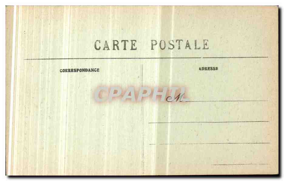 CPA Montauban Musee Ingres Etude pour le Saint Symphorien (dessin d'Ingres 1780 1867) — Verso
