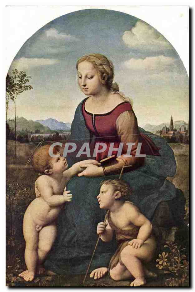 La Vierge dite La Belle Jardinière — Raphaël Sanzio (1483-1520) — Musée du Louvre (Série Romaine, n° 6418)