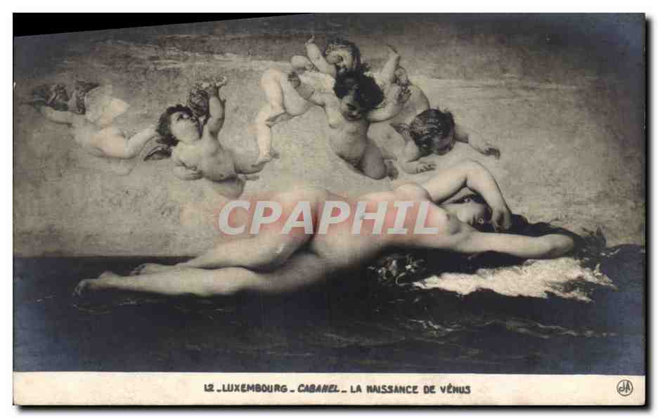 CPA Paris Musee du Luxembourg Cabanel La naissance du Venus