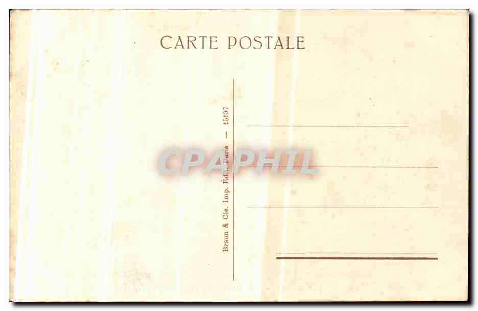 CPA Millet la chute des feuilles — Rückseite