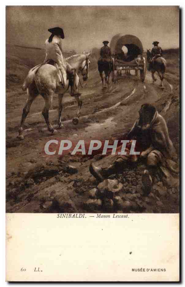 CPA Musee d'Amiens Sinibaldi Manon Lescaut