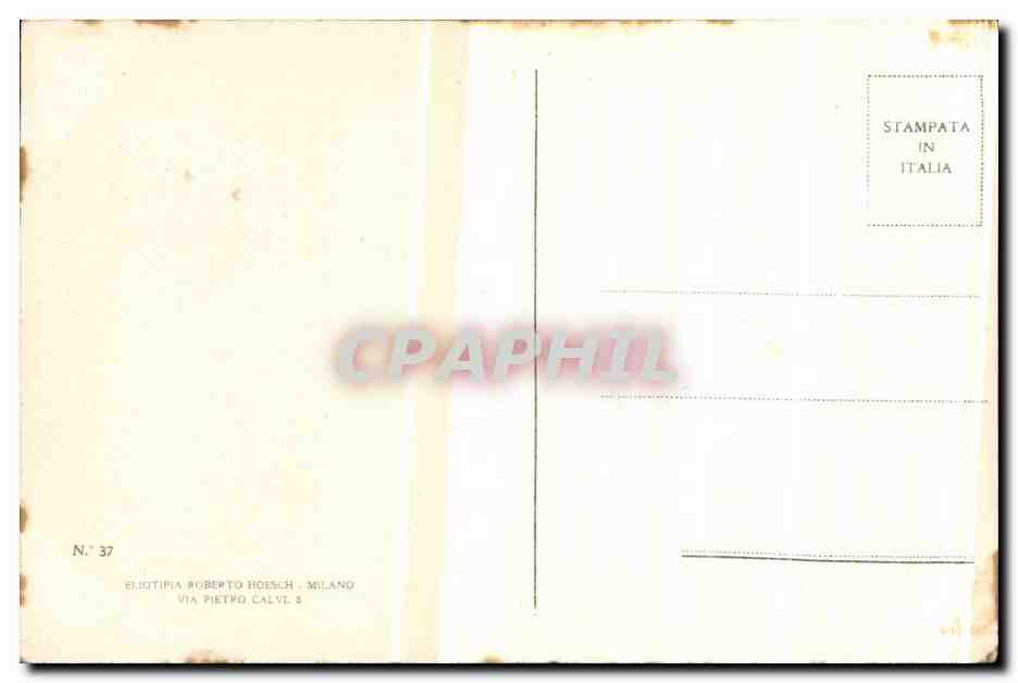 CPA Firenza Galleria Uffizi Magnificat Botticelli (1447 1580) — Verso