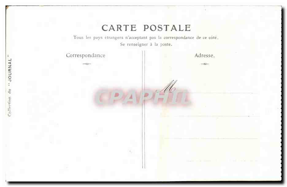 CPA Paris Musee du Louvre Greuze La cruche cassee — Verso