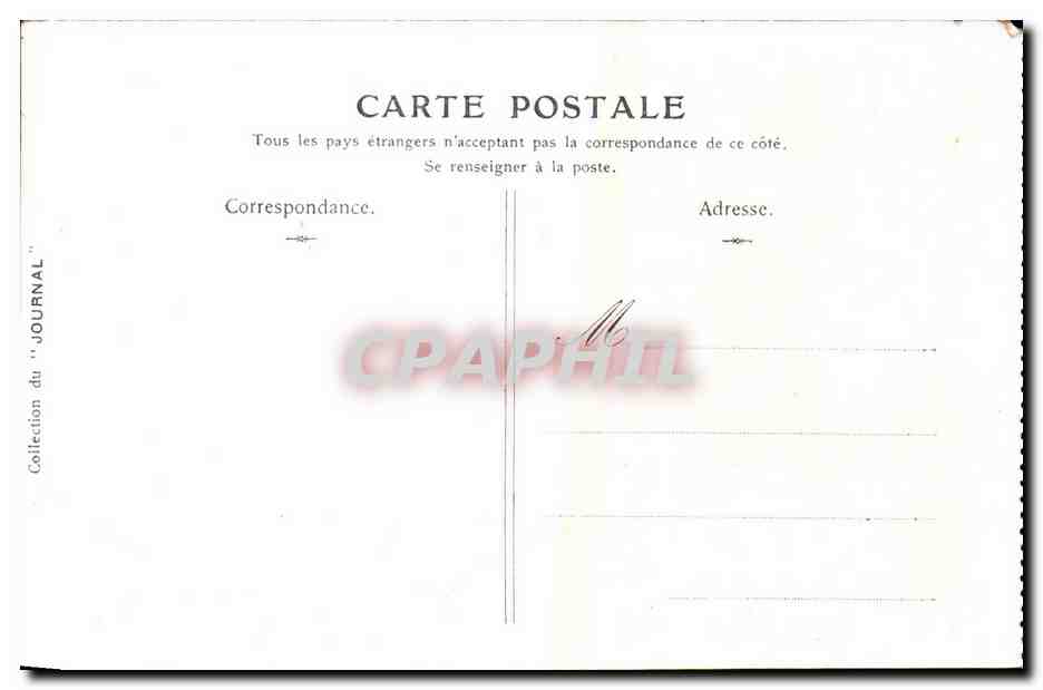 CPA Paris Musee du Louvre Watteau Embarquement pour Cythere — Verso