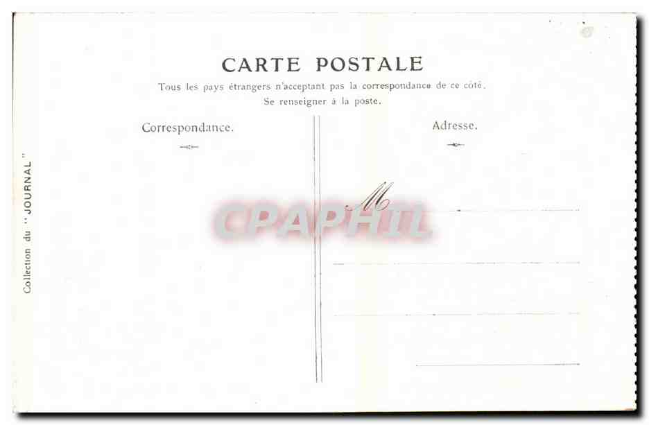 CPA Paris Musee du Louvre Troyon Boeufs se rendant au labour — Verso