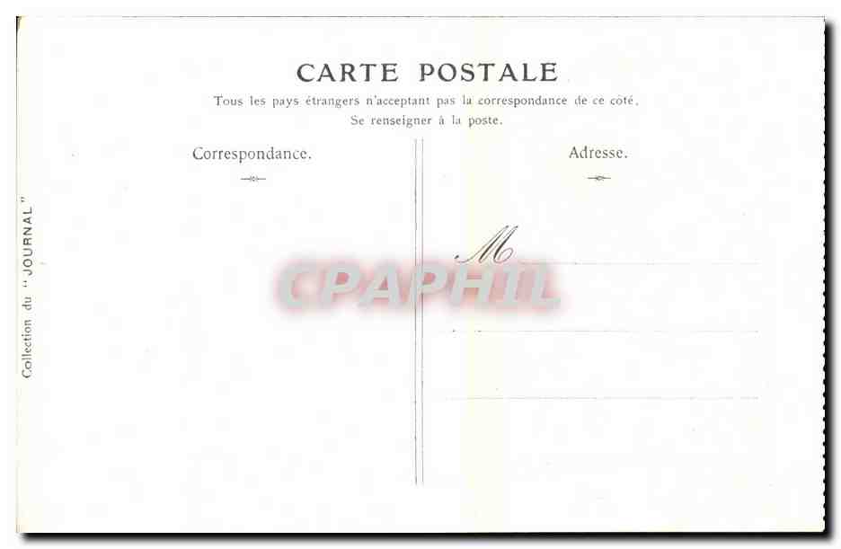 CPA Paris Musee du Louvre Leopold robert Retour du pelerinage a la madone de l'arc Bow — Verso