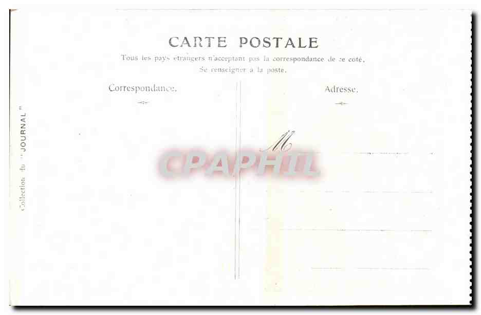 CPA Paris Musee du Louvre Millet Les glaneuses — Verso