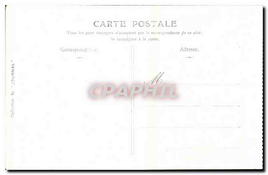 CPA Paris Musee du Louvre Lancret l'ete — Verso