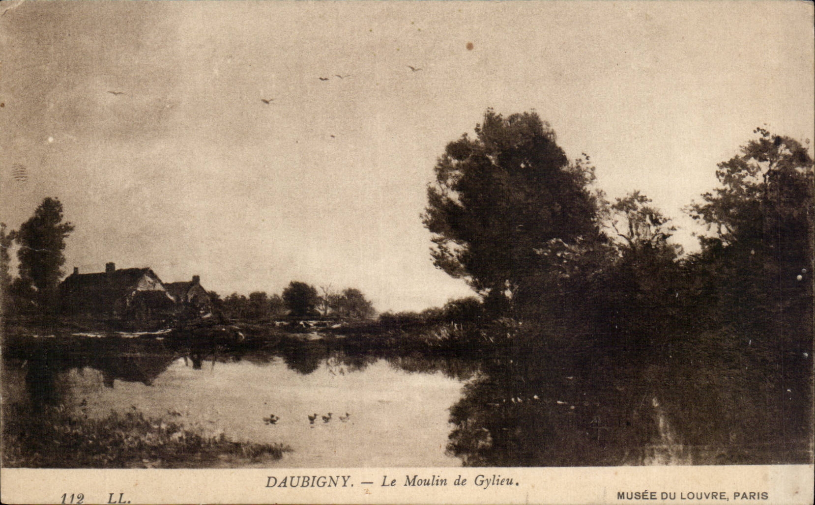 CPA Musee du Louvre Paris Daubigny Le moulin de Gylieu