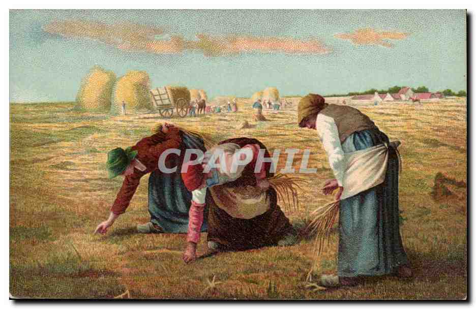 CPA Les glaneuses Millet