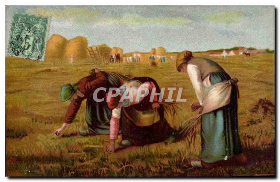 CPA Les glaneuses Millet
