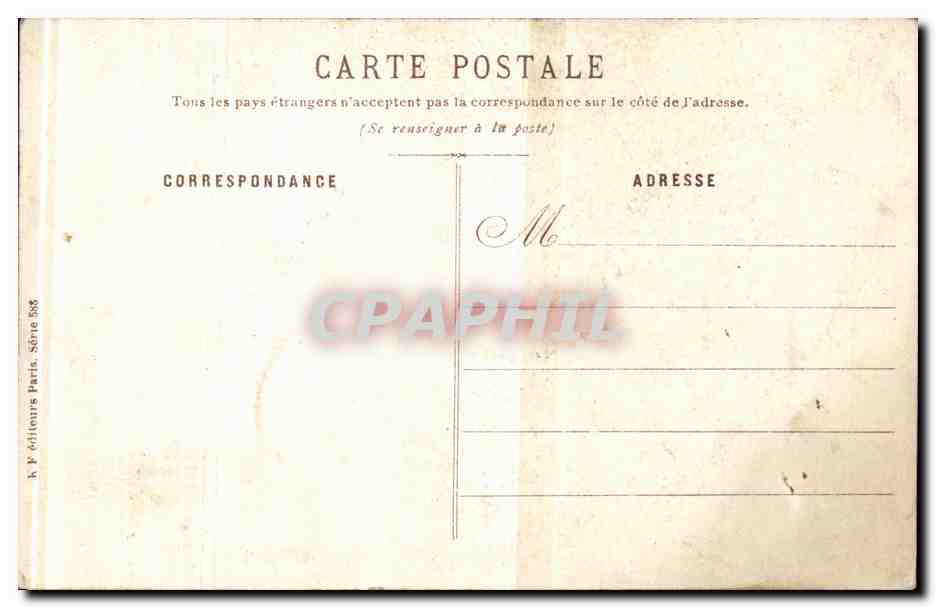 CPA Les glaneuses Millet — Verso