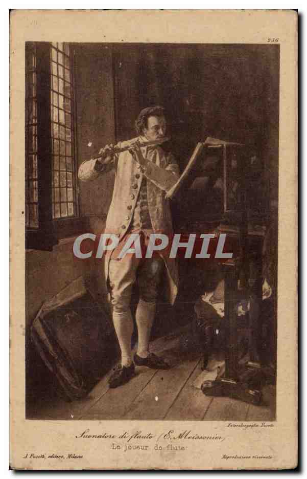 CPA Meissonnier Le joueur de flute