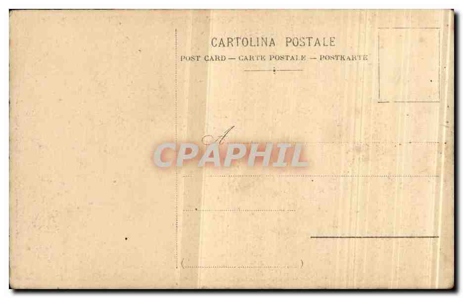 CPA Meissonnier Le joueur de flute — Verso