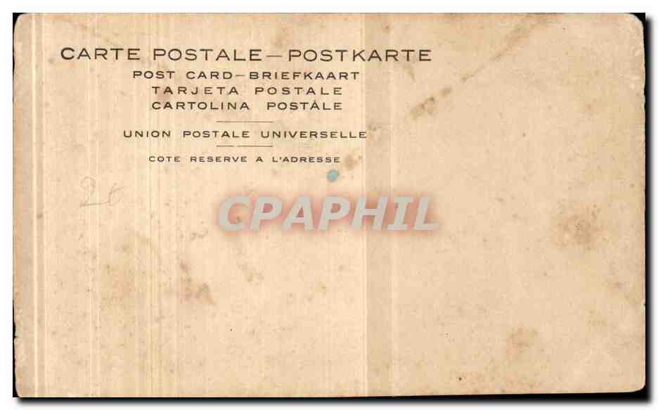 Les Glaneuses (J. F. Millet) — reproduction d'œuvre — Union Postale Universelle — Back