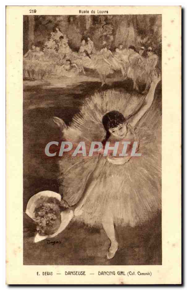CPA Paris Musee du Louvre Degas Danseuse 